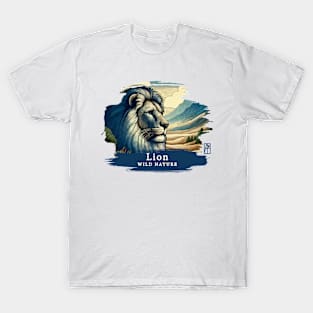 Lion - WILD NATURE - LION -4 T-Shirt